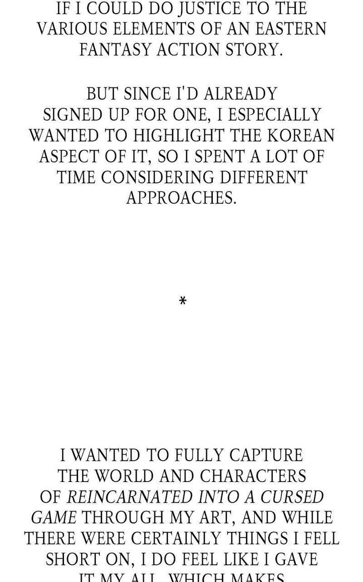 Reincarnated In a Cursed Game - Chapter 61.5 Page 3