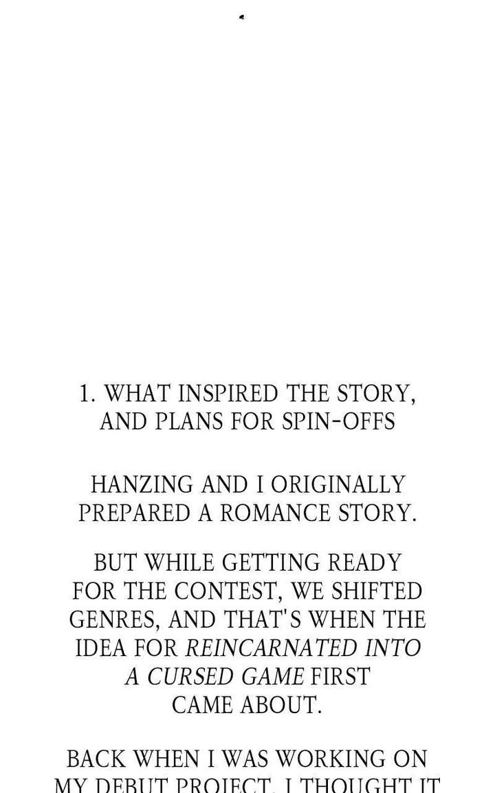 Reincarnated In a Cursed Game - Chapter 61.5 Page 9