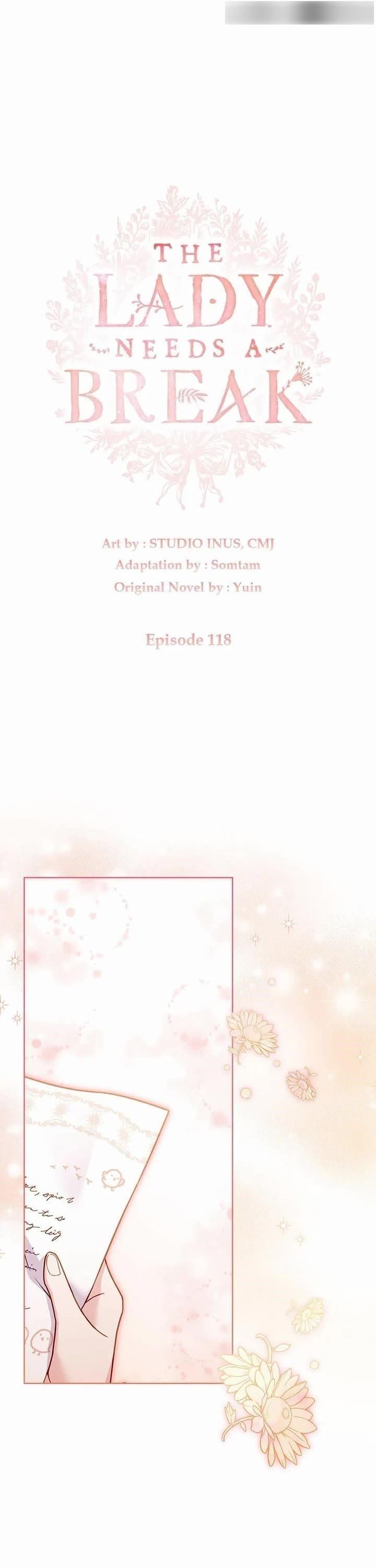 The Lady Wants to Rest - Chapter 118 Page 1