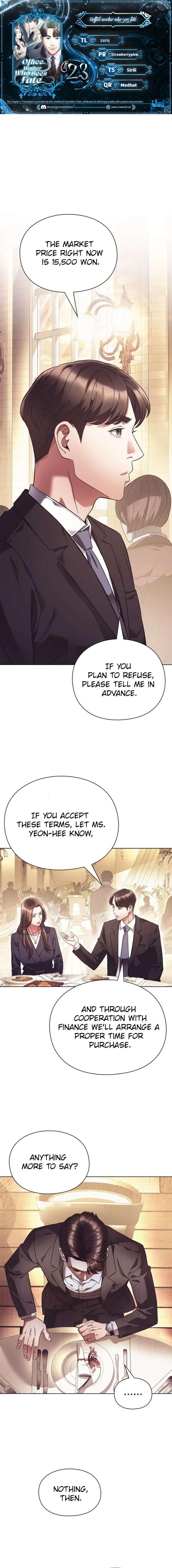 Office Worker Who Sees Fate - Chapter 23 Page 1